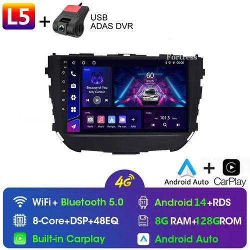 For Suzuki Vitara Brezza 2016 - 2019 Car Radio Multimedia Video Player Navigation Android 13 2din 2 Din DVD Carplay Android Auto