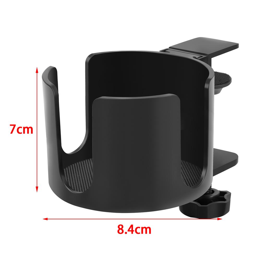 Desk Cup Holder Table Universal Adjustable Arm Mug Clamp Drink Holder Nonslip Storage Clip On Coffee Bottles Rack