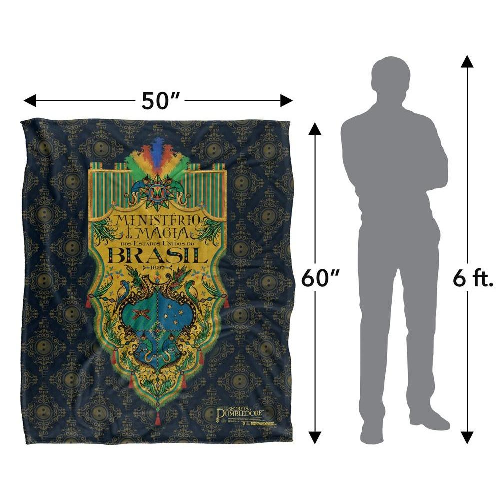 Fantastic Beasts Ministerio Da Magia Blanket