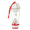 Santa Claus Deer Hot Air Balloon Ornament Iron Father Christmas Hot Air Balloon Decoration Hand-Painted Christmas Tree Decor