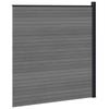 WPC and Aluminum Fence Panel Gray