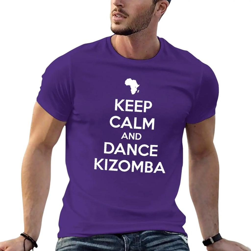 New Keep Calm and Dance Kizomba TShirt New Edition Summer Tops Summer Clothes Unisexs Graphic Tshirts Anime