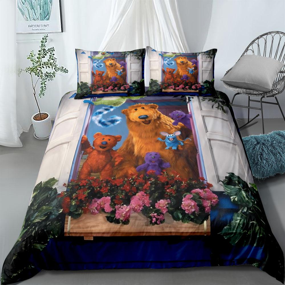 Babar and Zephir Bedding Set Without Sheet King Queen Double Full Twin Single Size Bed Linen Set