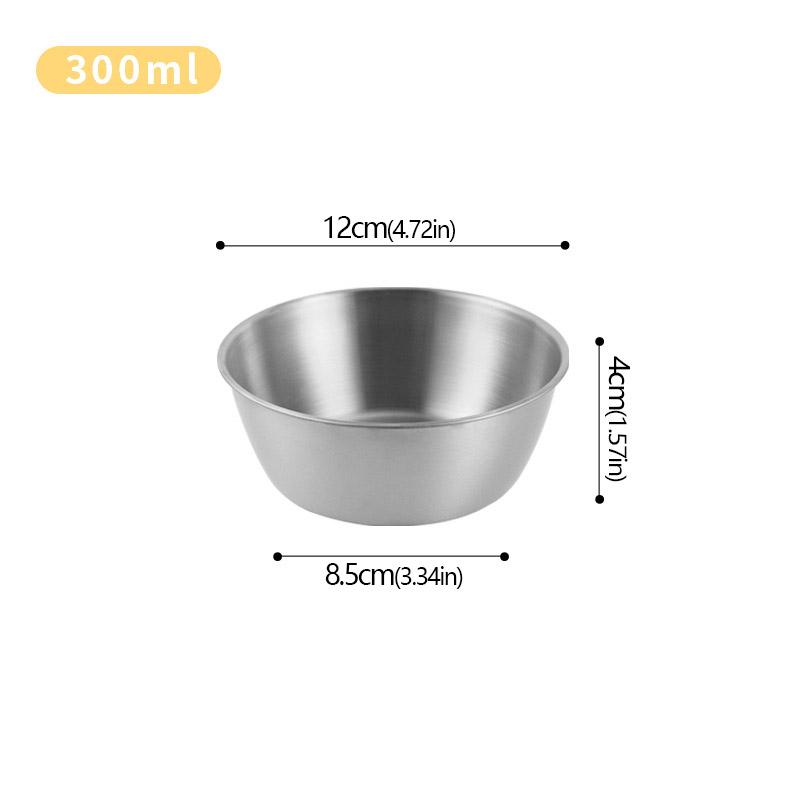 304 Nerezová miska na korejskou kuchyni pro domácnost s rukojetí Misky na rýžové víno Omáčka Kořenící pokrm Servírování jídla Kuchyňské nádobí