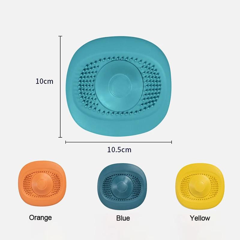 Household Sink Filter Anti-clogging Silicone Floor Drain Plug Home Kitchen Bathroom Deodorant Plug Accessories Bathroom