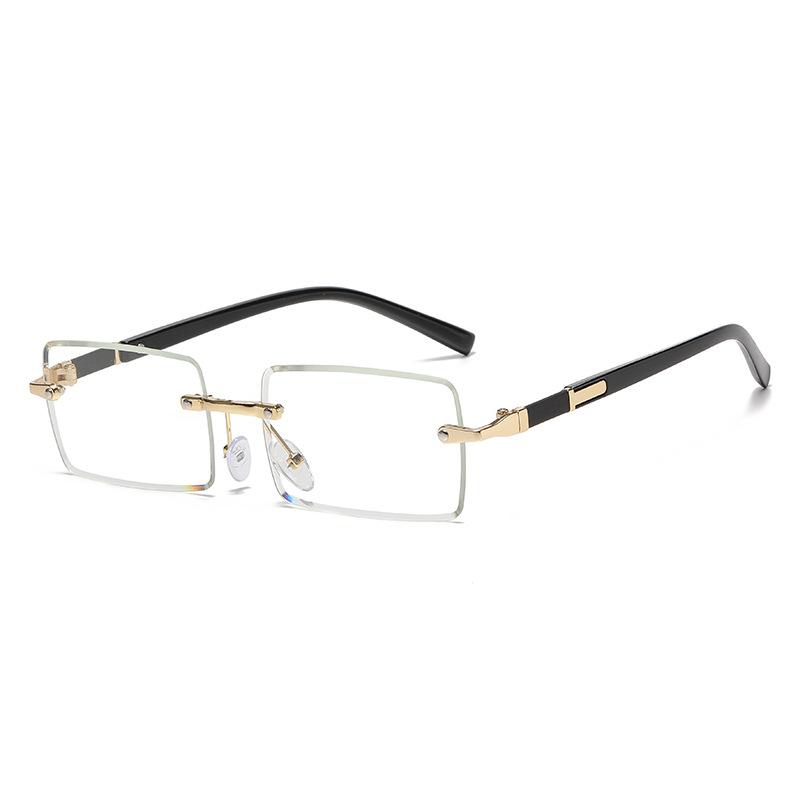 

1586 Металлические солнцезащитные очки без оправы, Персонализированные солнцезащитные очки с отделкой, Уличные солнцезащитные очки