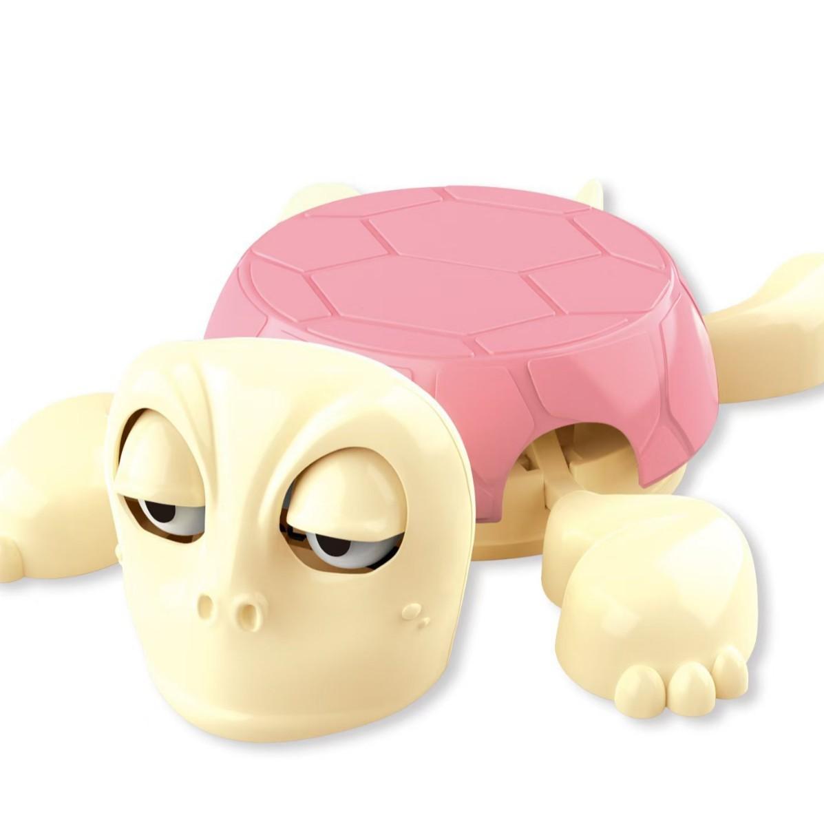 

Panicked Turtle Coaster Plastic Cup Mat Insulation Pad Home/Office Desktop Decoration Mug Cup Pad with Funny Expression