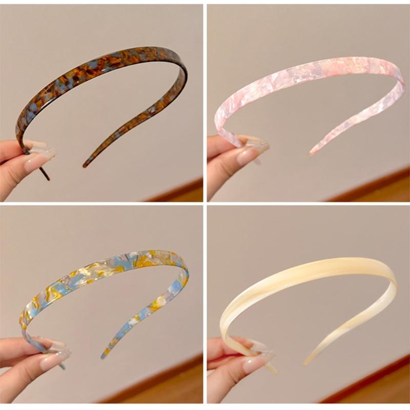 Multipurpose Acetate Hairband Simple High Crowns Headbands Multi Functional Hair Accessory For Fashionable Style 2025