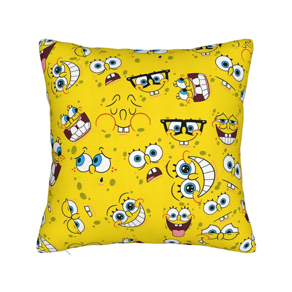 SSpongeBobeds SSquarePantsed Sponge Man Pillowcases Morden Pillow Case For Couch Sofa Bedroom Graphic Pillow Cover