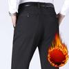 Pants Men's Autumn and Winter Plus Velvet Trousers Men's Thick Middle-aged and Elderly Men's Pants Straight Loose Casual Pants Men's Trousers