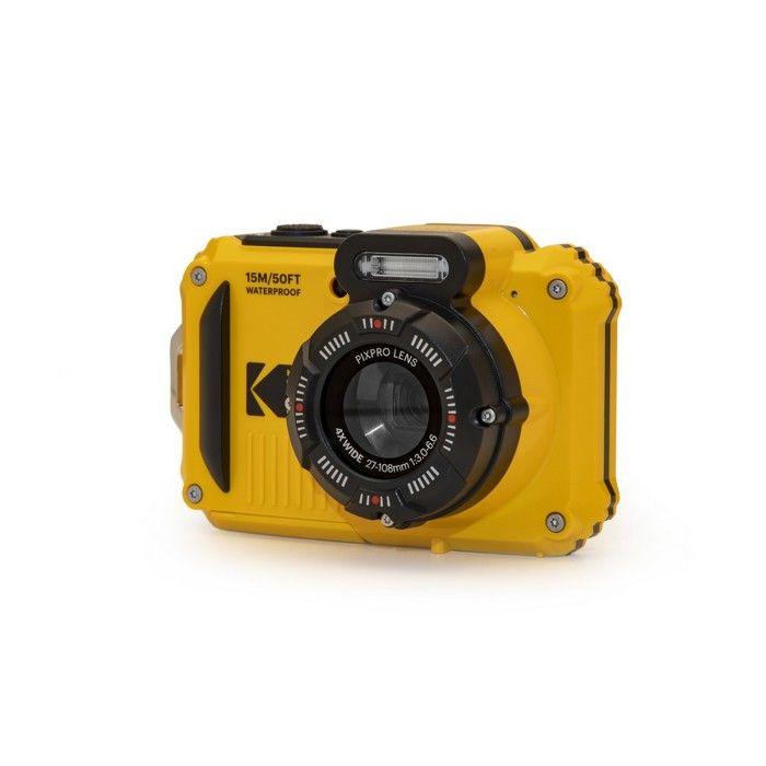 KODAK Pixpro WPZ2 - Compact Digital Camera 16MP Waterproof 15m, Shockproof, 720p Video, LCD Screen - Yellow