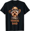 Süßer Yorkie Papa Hunde-Liebhaber Geschenk Lustiges Welpen Yorkie T-Shirt