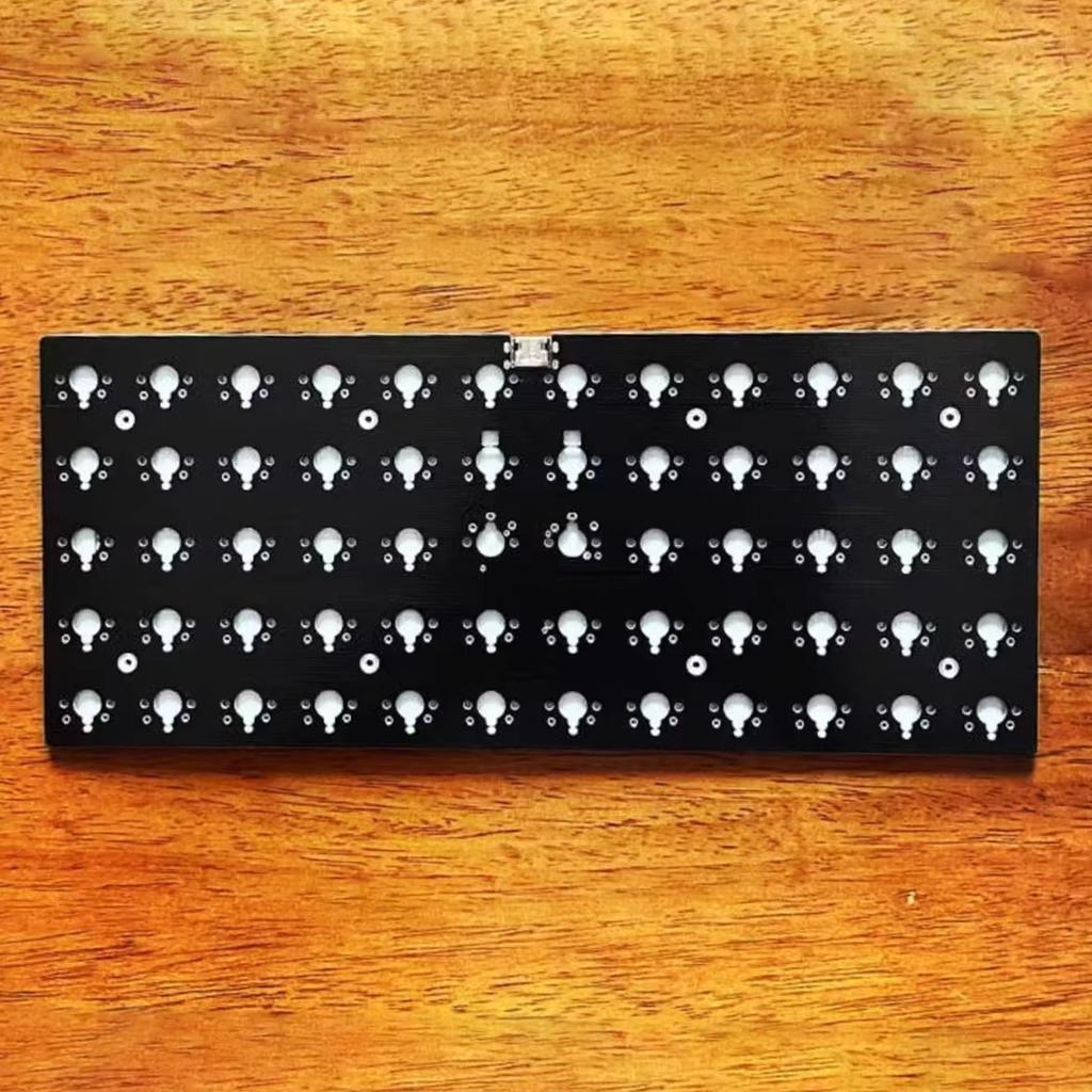 Custom P60A Planck Preonic 60% Low Profile Keyboard Kit, Wired Type-C RGB QMK VIAL Programmable, Mechanical DIY Gift