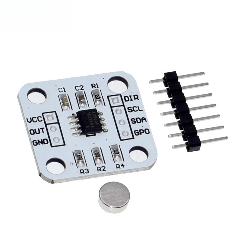 AS5600 magnetic encoder magnetic induction angle measurement sensor module 12bit high precision