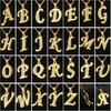 Classic A-Z26 English Letter Pendant with Diamonds, Fashionable Necklace, the Best Gift for Him