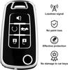 For Chevy Key Fob Cover with Keychain,Premium TPU Full Protection Key Case Shell for Equinox Camaro Cruze Malibu Impala Spark Sonic GMC