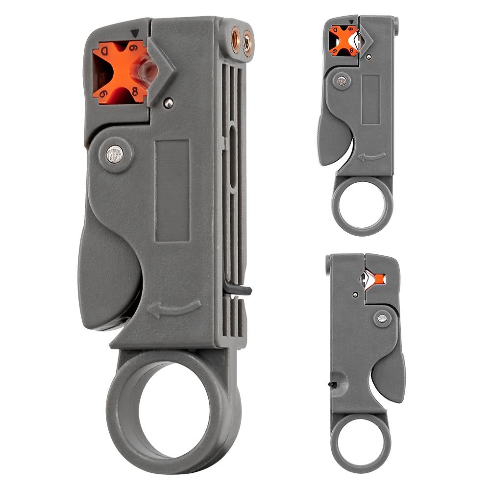 Dispozitiv de dezis cablu coaxial multifuncțional Dispozitiv de dezinfectare a sârmei Dispozitiv de tăiat cabluri de rețea Dispozitiv de tăiat cabluri de rețea Instrument de rețea de peeling rotativ