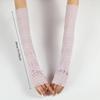 Sun-protective Sleeve Soft Silk Gloves Long Mittens Breathable Sunscreen Sleeves Summer Women Clothes Accessories Arm Warmer