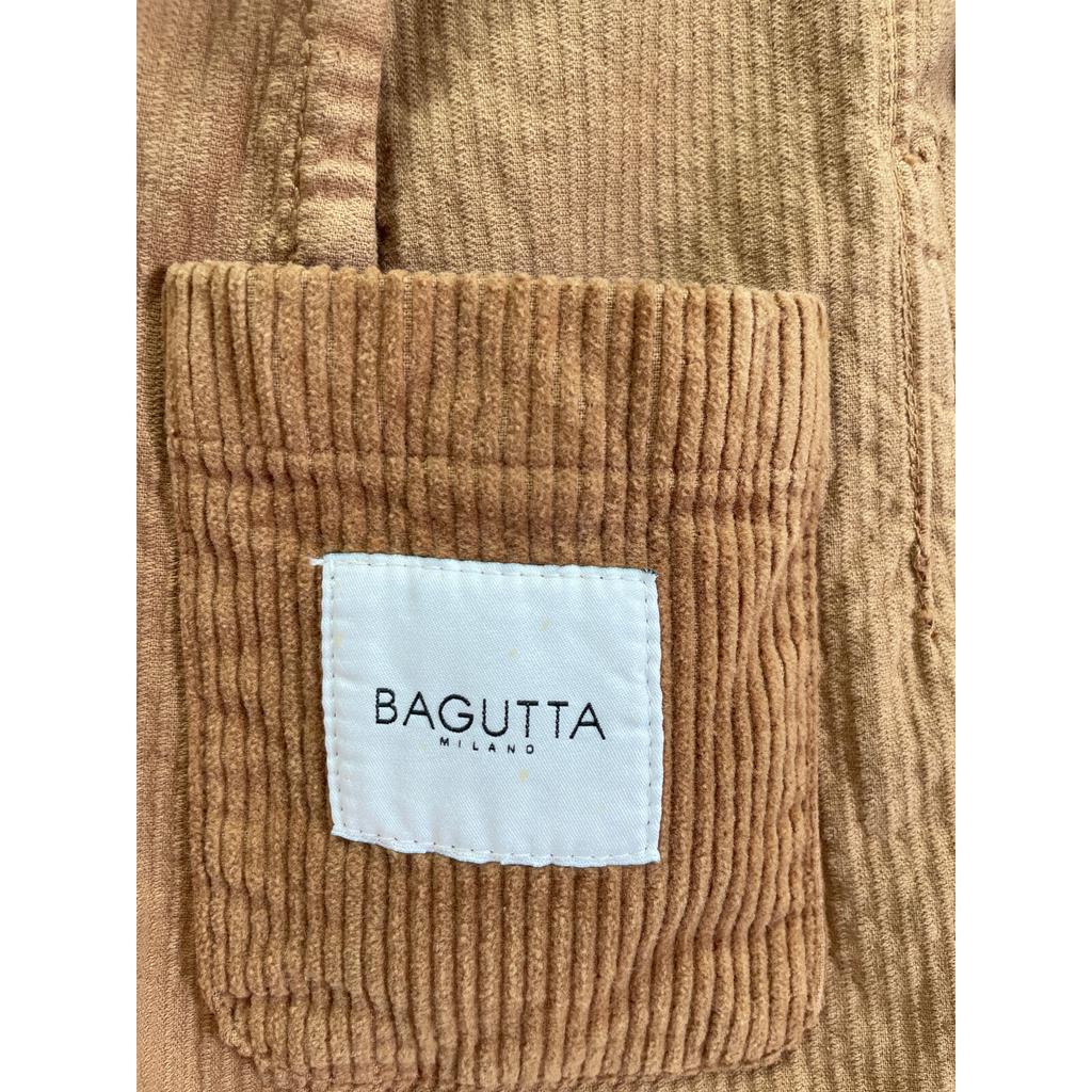 BAGUTTA Brown Corduroy Double Jacket Jacket 46 BrownUsed