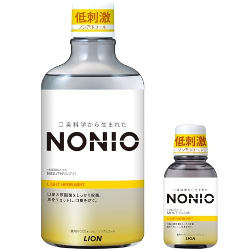 NONIO Herb Mint Mouthwash Refill 1300ml (Amazon.co.jp Exclusive) x1