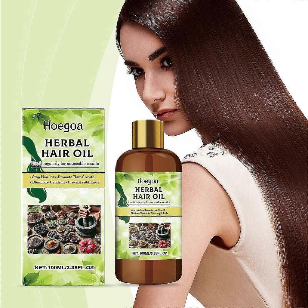 Herbal Hair Growth Oil for Thicker, Stronger, Shiny Hair  Nourishes Scalp & Reduces Hair Loss