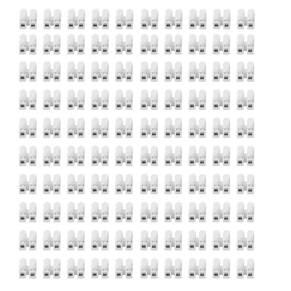 100Pcs CH-2/CH-3 Spring Connector 250V 10A Press Terminal  Electrical Applications
