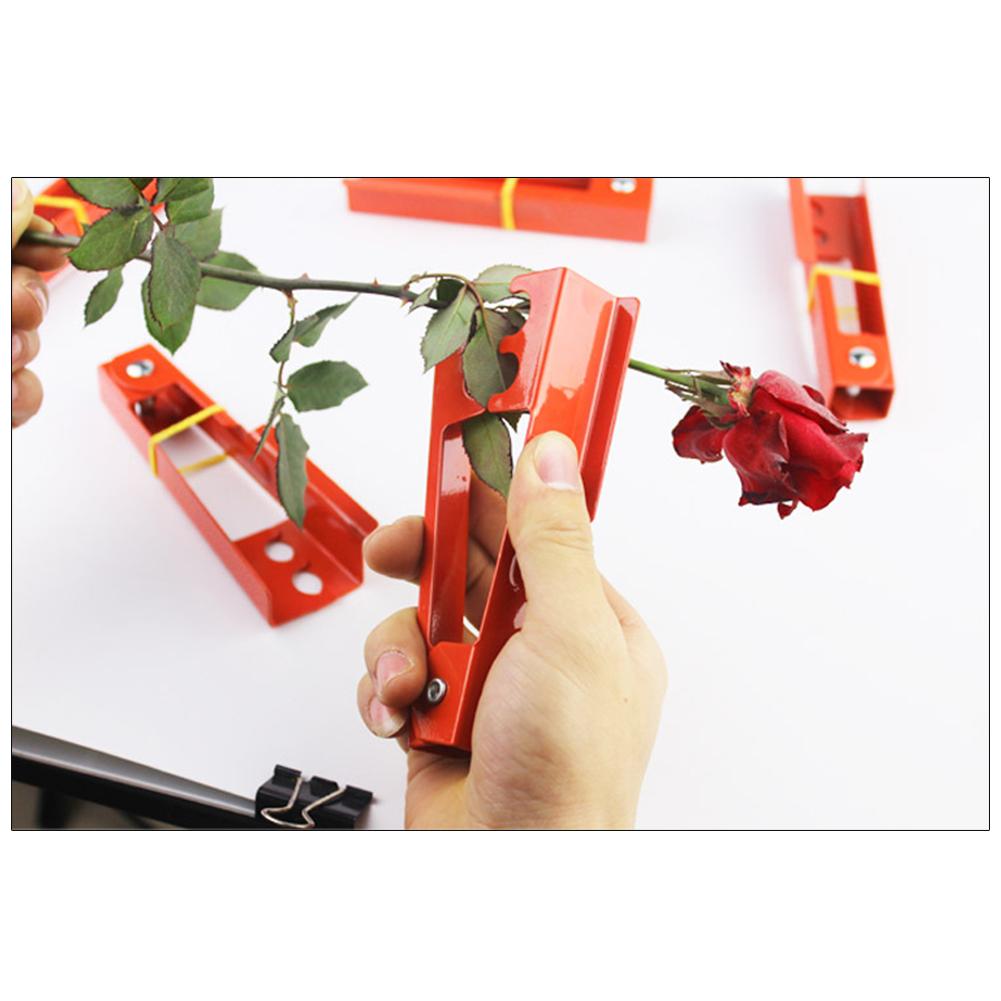 1Pc DIY Cut Tool Florist Metal Gardon Flower Rose Thorn Stem Leaf Stripper Rose Plier Removing