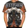 Summer New Fashion American Heavy Metal Testament Band Men's 3d Printing T Shirt Unisex Hip Hop Casual T-shirt Cools Rock Street