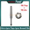2PCS HSS Right Left Hand Trapezoidal Thread Tap and Die Set TR8 TR10 TR12 TR14 TR16 TR18 TR20 Metric Screw Taps Dies T8 T10 T12