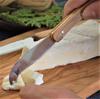 Transparant Laguiole Olive Handle Mini Cheese Knife, Made In France by NERON [Official Import]. Olive Handle for Charcuterie. A Knife That Exudes the