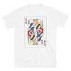 The KING of DIAMONDS, Queen of Spades, Playing Card Printed T-Shirt
