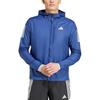 Adidas Hooded Zip-Up Long Sleeve Jacket Men Jackets Blue IV5427