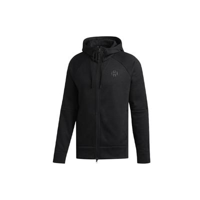 Harden Camo Shooter Basketball Hooded Jacket Men Outerwear Black CW6906