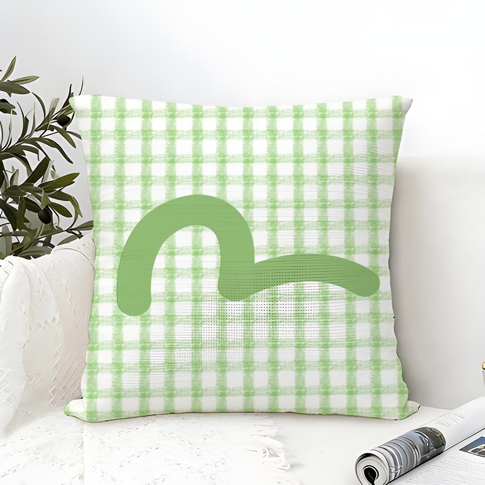 Jpop Denim EeeeeVISU Pillow Case Cotton Linen Fabric Square Zipper Pillowcase Home Decorative Living Room