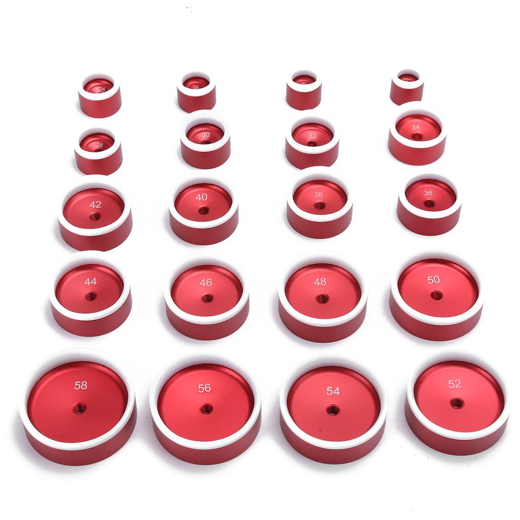 Capping Machine Dies 20 Sizes with Nylon Cover Watch Back Cover Pressing Machine Accessory