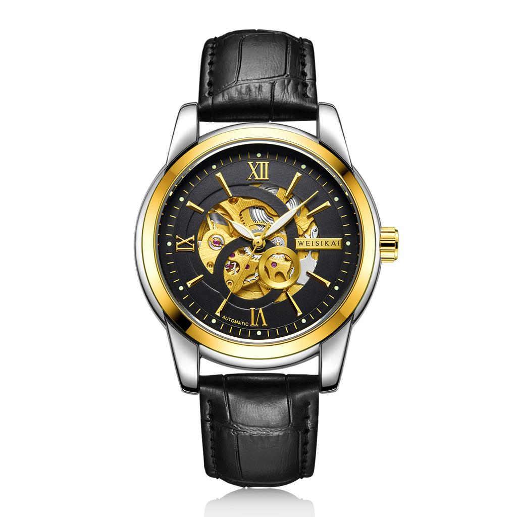 New TOP Brand Luxury Men's Watch With Box Hollow Fashion Sports Waterproof Fully Automatic Men's Mechanical Watches
