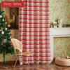 1PC Nuan Series Fashionable and Versatile Bohemian Style Cotton and Linen Comfortable Tassel Curtains for Small Windows Balcony