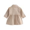 Mädchen Dünner Trenchcoat im koreanischen Stil - Niedliche Herbst-/Wintermode für 2-6 Jahre