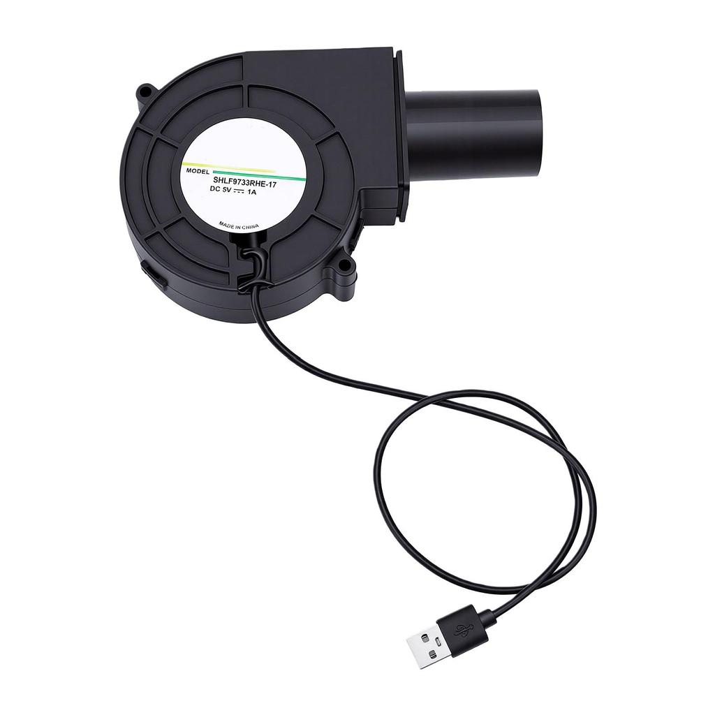 USB Blower Portable Blower for Outdoor Camping High Speed Centrifugal 4000RPM Low Noise 35DBA