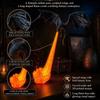 Flame Effect Dragon Bookshelf Decor Lamp LED Light Bookshelf Ornament  Bookshelf Decor