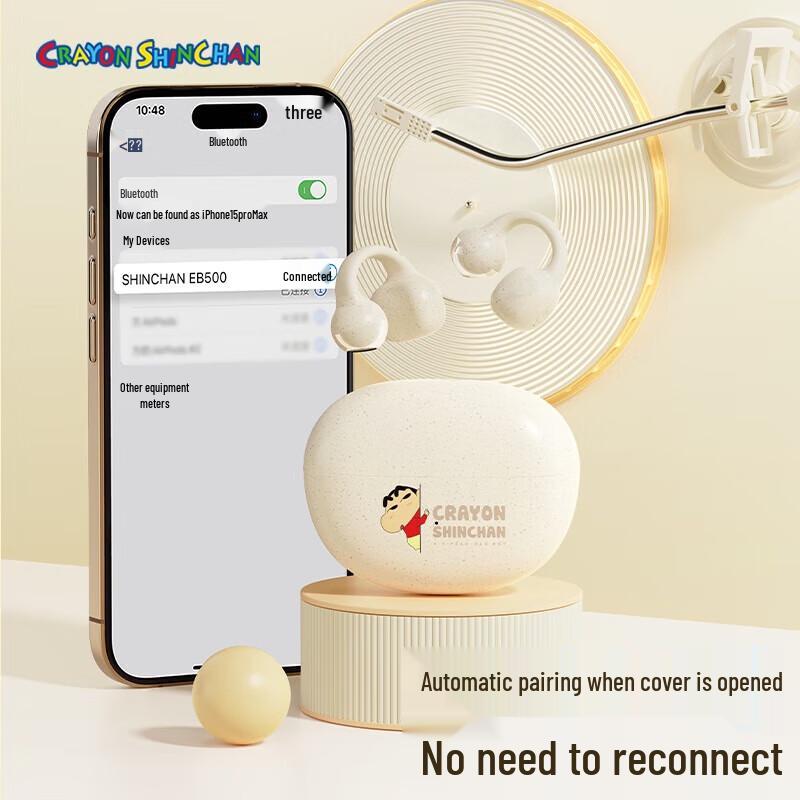 ROCK Crayon Shin-chan EB500 Ear Clip Bluetooth Earbuds