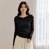Women's Japanese Style Long-Sleeve Knitted Sweater - Winter 2026 Stylish Versatile Top