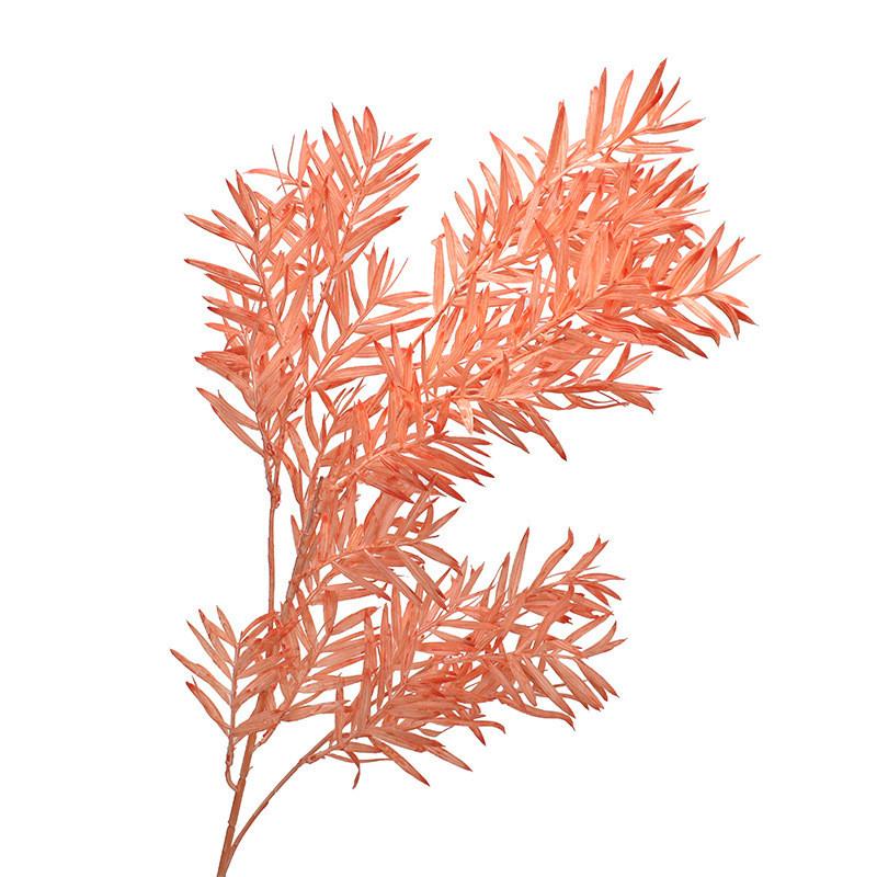 Plastic Artificial Rime Bamboo Leaves Wedding False Blossom For Decor Event