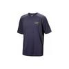Cormac Ss24 Solid Logo Print Crew Neck Quick-Dry T-Shirt Men Tops Blue Black X000007554