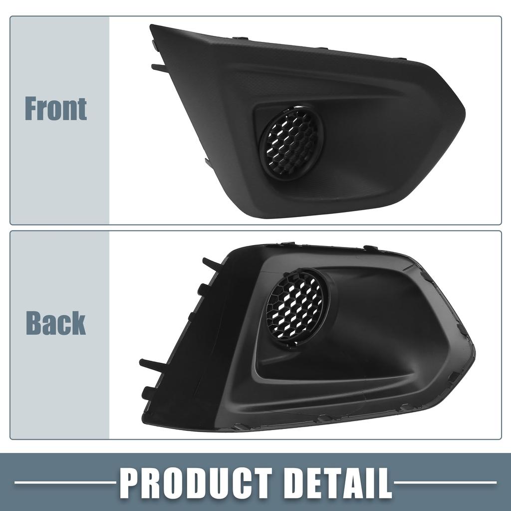 ABSOPRO Front Right Fog Lamp Grille Cover Part Numbers Compatible with Suzuki Impressa Trim, 57731FG200/57731FJ000, 2012-2014