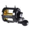 Trolling Drum Fishing Reels All Aluminum Alloy Body Sea Saltwater Drag 30kg Max Drag Speed Ratio 3.4:1 8+1BB Jigging Reel Boat Carretilha De Pesca