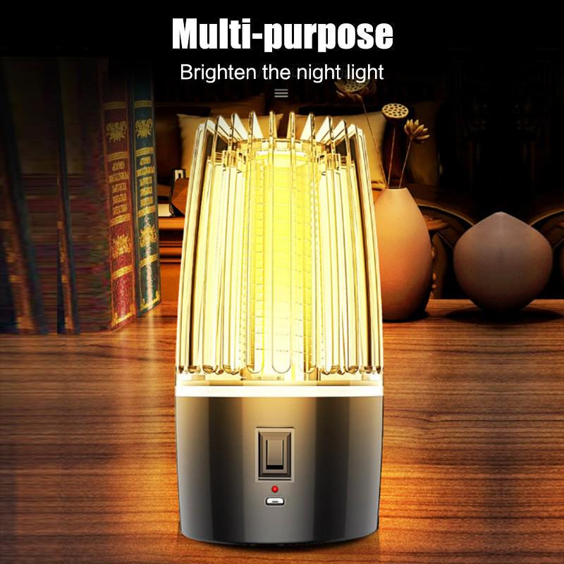2000/4000mAh USB oppladbar anti-mygglampe Elektrisk sjokk Mute Insektmordere LED insektmiddel Pest Repeller Camping Light