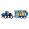 Siku New Holland Tractor with Silage Trailer 1/50 SK1947