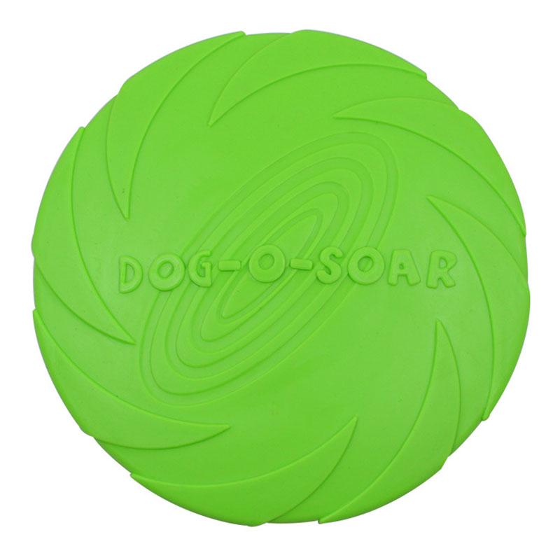 Pet Dog Frisbee Silicone Flying Disc Toy For Large Dog Outdoor Playing Training