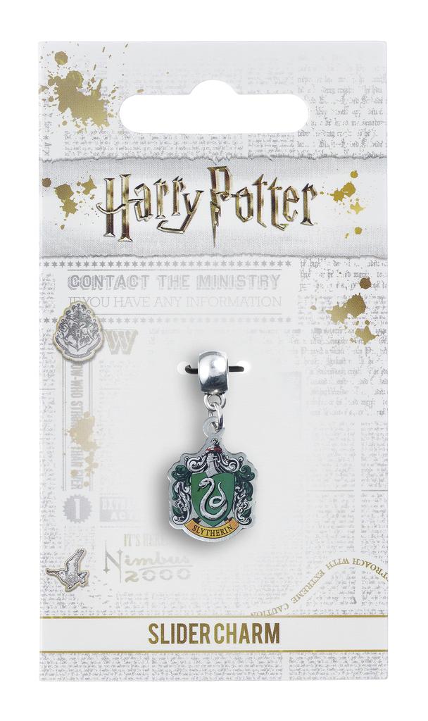 Harry Potter Slytherin Crest Slider Charm Silver